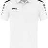 JAKO Power Poloshirt Weiss Schwarz Ropa de deporte