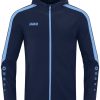 JAKO Women's Hooded Jacket Power (6823)seablue/skyblue Ropa de deporte