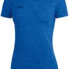 JAKO Jako Women T-Shirt Premium Basics 61296129-04 38 royal meliert Camisetas mujer