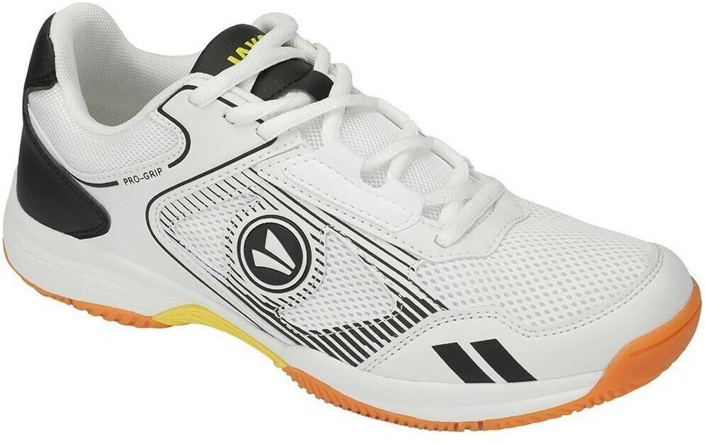 JAKO Sports shoe Flow ID 008 white black neon yellow Calzado deportivo