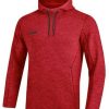 JAKO Hooded Sweatshirt Premium Basics red melange Jerséis hombre