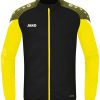 Ropa de deporte JAKO Performance Jacket (9322)black/soft yellow