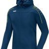 JAKO Womens Hooded Jacket Classiconightblue/citro Ropa de deporte