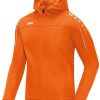 Ropa de deporte JAKO Womens Hooded Jacket Classiconeon orange