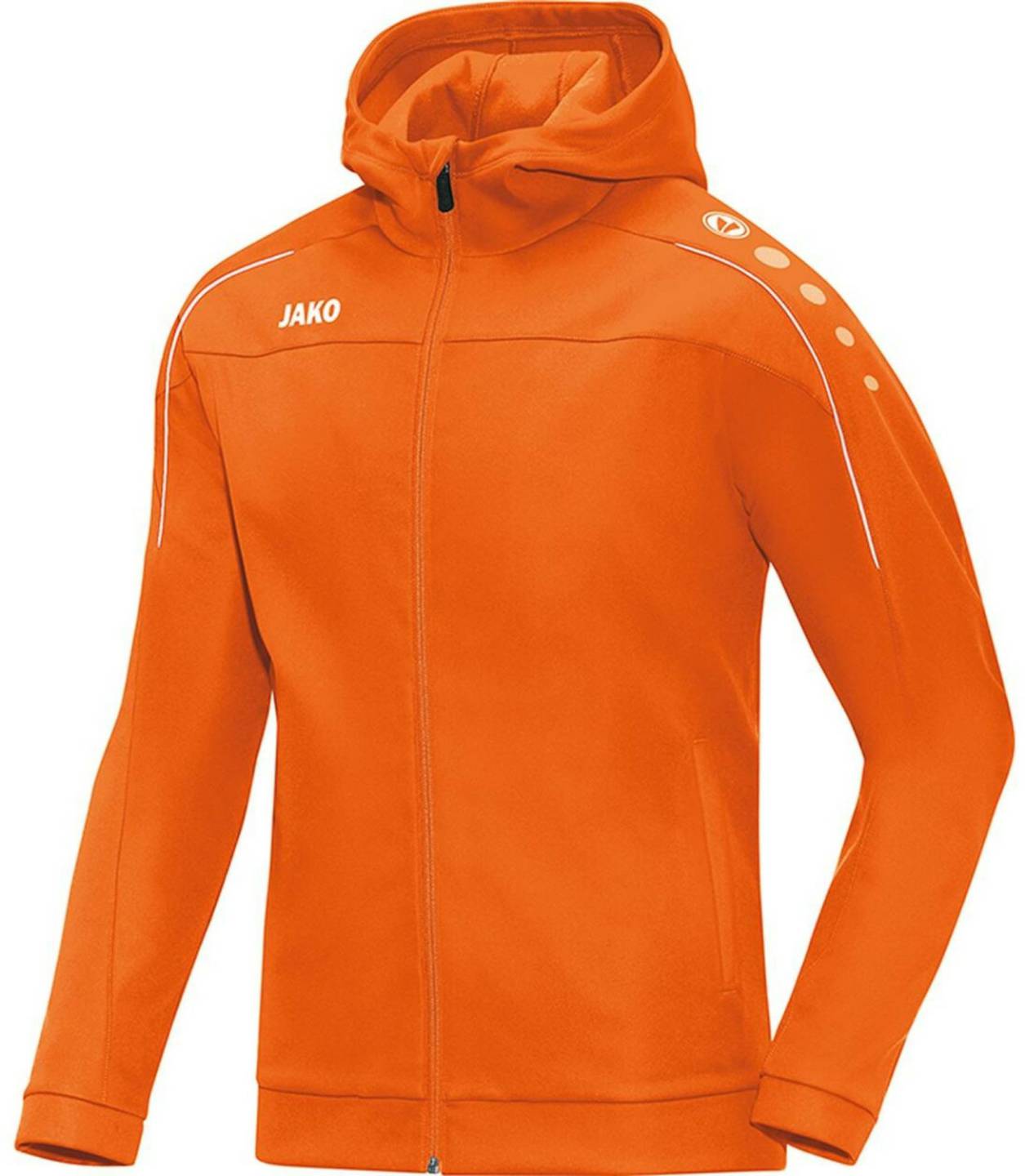 Ropa de deporte JAKO Womens Hooded Jacket Classiconeon orange