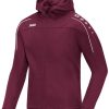 Ropa de deporte JAKO Hooded Jacket Classicomaroon