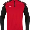 JAKO Zip-Top Performance Mens (8622)red/black Ropa de deporte