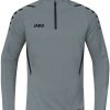 JAKO Ziptop Challenge Mens (8621)stone grey/black Ropa de deporte