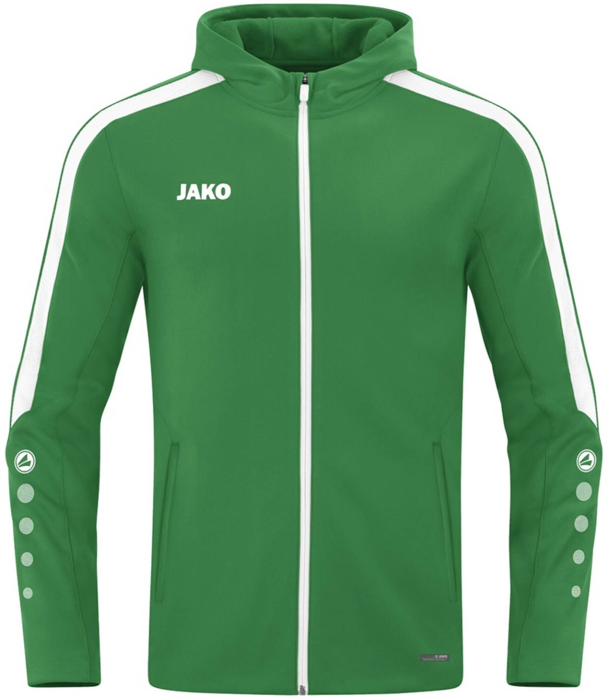 JAKO Men's Hooded Jacket Power (6823)sports green Ropa de deporte