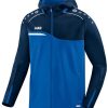 JAKO Womens Hooded Jacket Competition 2.0royal/marine Ropa de deporte