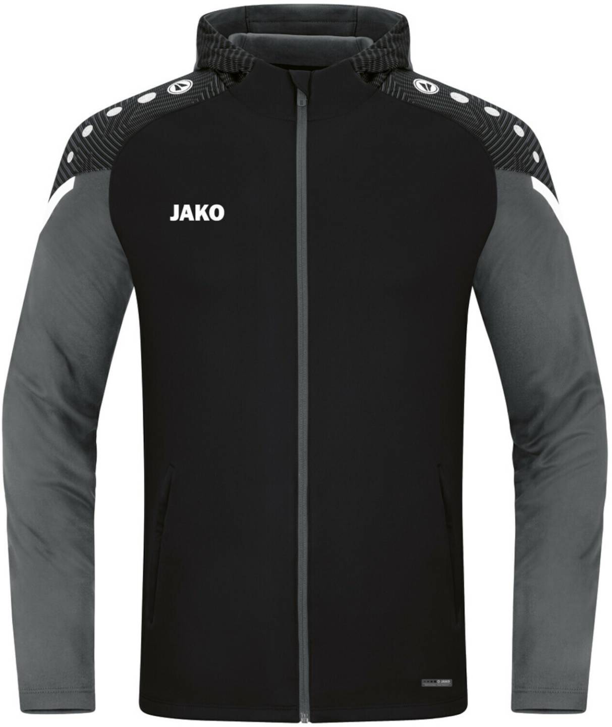 JAKO Kids Hooded Jacket Performance (6822)black/anthra light Ropa de deporte