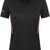 JAKO Challenge polo women (6321)black/grey Ropa de deporte