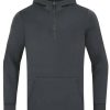 Jerséis hombre JAKO Zip Hoodie Pro Casual ash grey