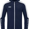 JAKO Women's Hooded Jacket Power (6823)seablue Ropa de deporte