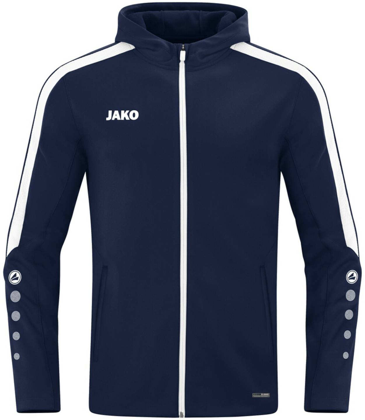 JAKO Men's Hooded Jacket Power (6823)seablue Ropa de deporte