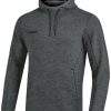 Jerséis hombre JAKO Hooded Sweatshirt Premium Basics charcoal melange