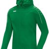 JAKO Youth Hooded Jacket Classicosport green Ropa de deporte