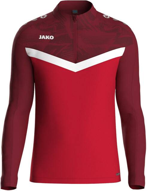 Ropa de deporte JAKO Iconic half-zip sweatshirt (116726) red