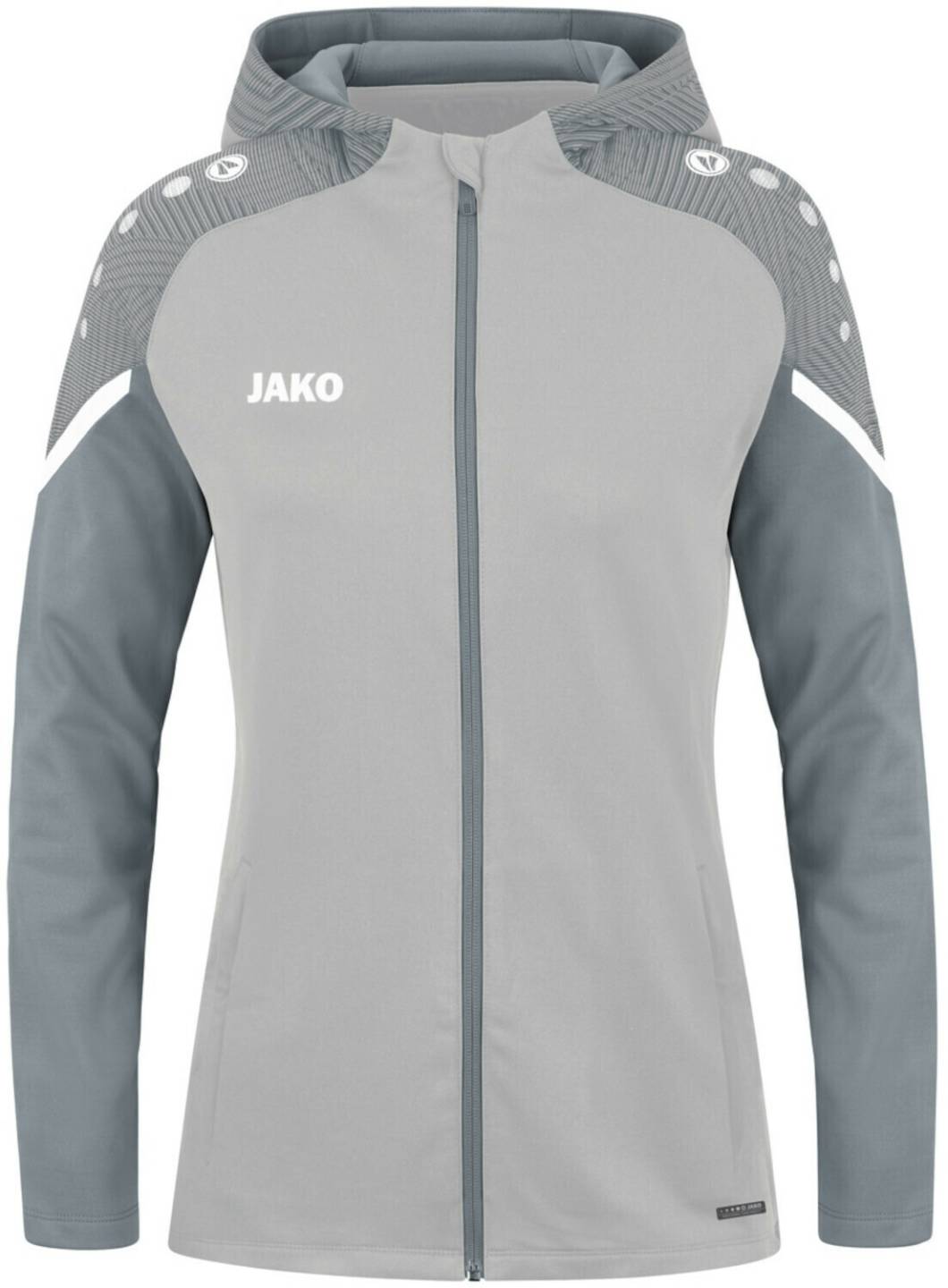 Ropa de deporte JAKO Womens Hooded Jacket Performance 68226822-845 soft grey/stone grey