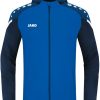 JAKO Mens Hooded Jacket Performance 68226822-403 royal/seablue Ropa de deporte