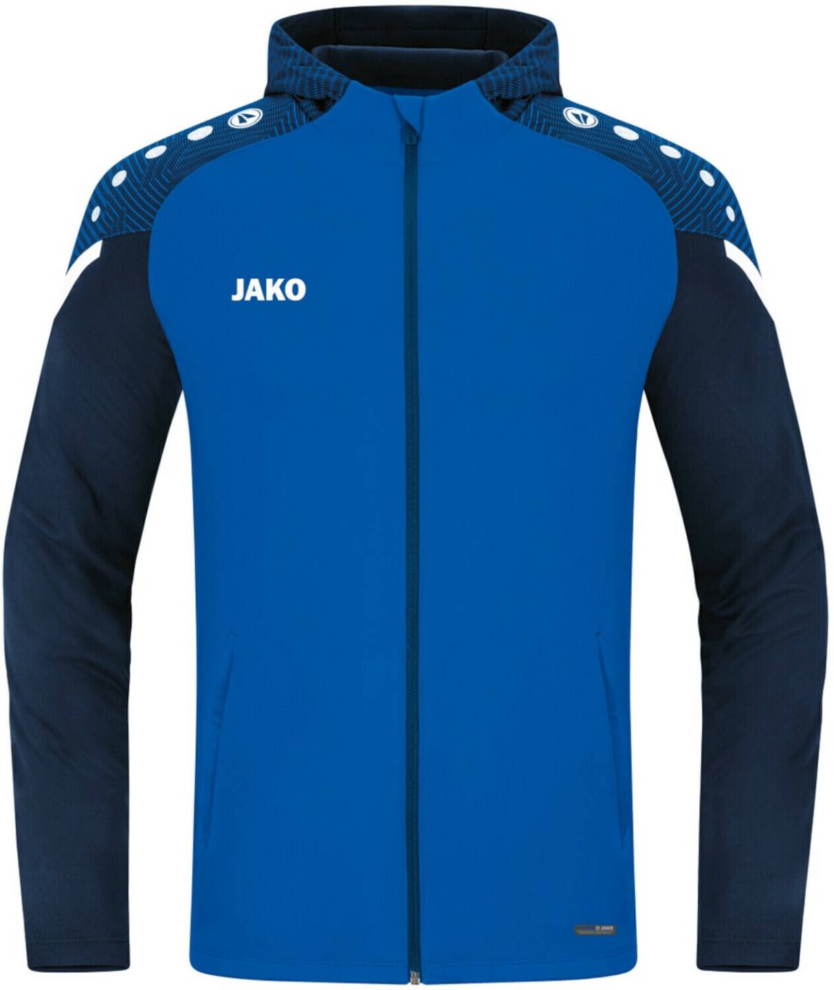 JAKO Mens Hooded Jacket Performance 68226822-403 royal/seablue Ropa de deporte