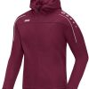 JAKO Womens Hooded Jacket Classicomaroon Ropa de deporte