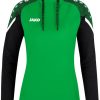 Ropa de deporte JAKO Women's Hooded Jacket Performance (6722)soft green/black