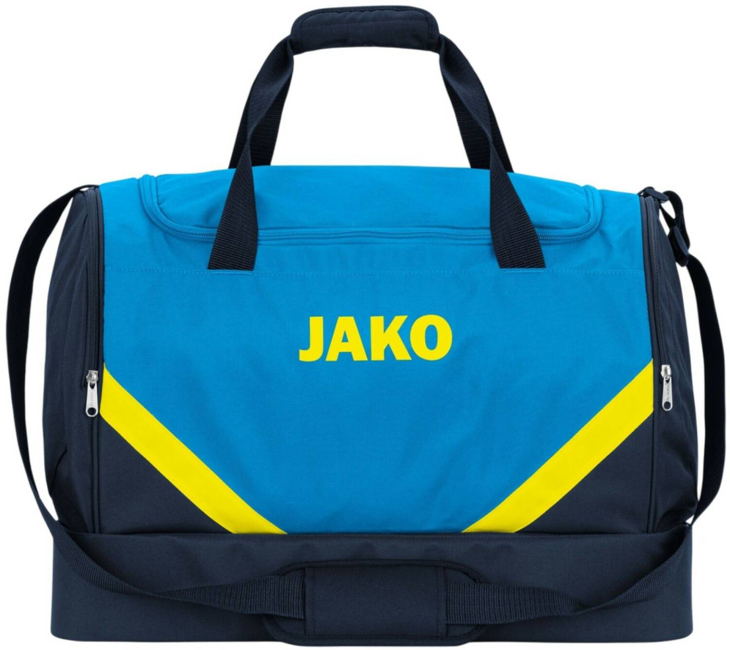 JAKO Iconic (2024)blue marine/neon yellow Bolsas de deporte