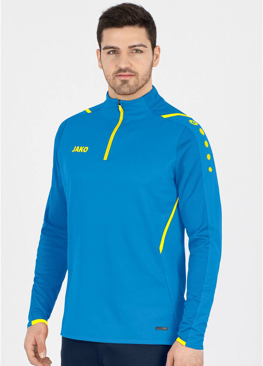 JAKO Ziptop Challenge Mens (8621)JAKO blue/neon yellow Ropa de deporte