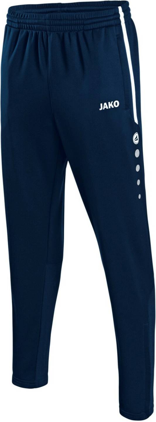 JAKO Youth Tracksuit Bottoms ActiveActive pantalón de chándal niño marino/blanco Ropa de deporte