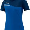 JAKO Women T-Shirt Competition 2.0 6118 royal/nav Ropa de deporte