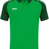 JAKO Performance polo shirt (6322)green/black Ropa de deporte