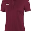 JAKO Women Polo Classico 6350maroon Camisetas mujer