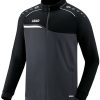 JAKO Youth Polyester Jacket Competition 2.0anthracite/black Ropa de deporte