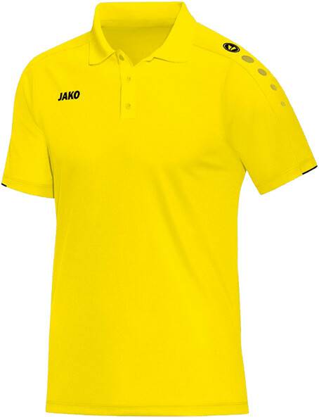 JAKO Classico polo shirt (223200) yellow Ropa de deporte