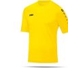 JAKO Team Shirt short sleeve Women (4233)(4233D-003) yellow Ropa de deporte