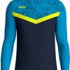 JAKO Iconic half-zip sweatshirt (117372) blue Ropa de deporte