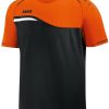 JAKO Women T-Shirt Competition 2.0 6118 black/orange Ropa de deporte