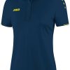 Camisetas mujer JAKO Women Polo Classico 6350nightblue/citro