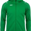 Ropa de deporte JAKO Hooded Jacket Classicosport green