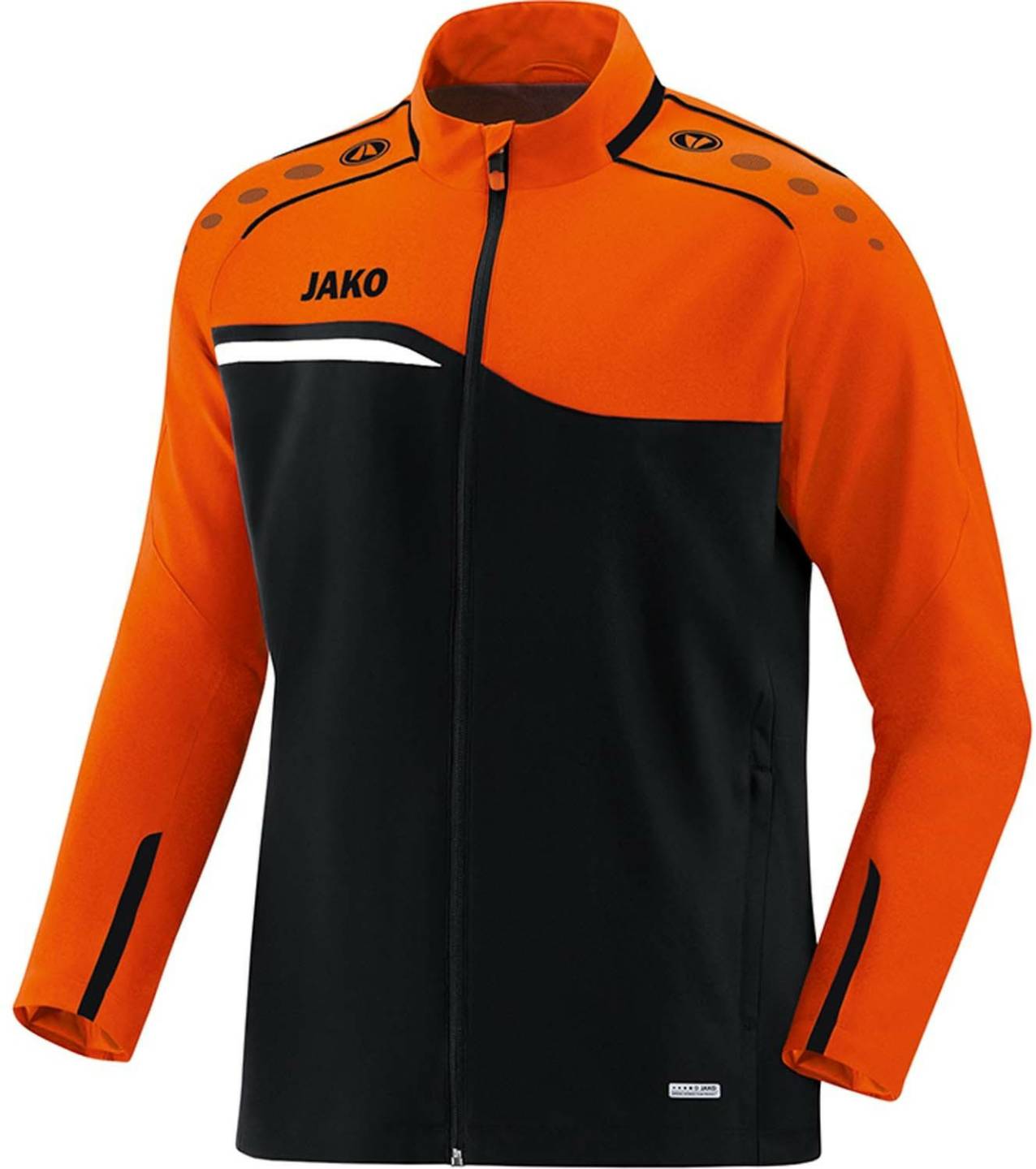 Ropa de deporte JAKO Youth Presentation Jacket Competition 2.0black/neon orange