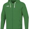 JAKO Base Hooded Jacket Kidssport green Ropa de deporte