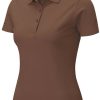 JAKO Women Polo Classic 6335brown Camisetas mujer