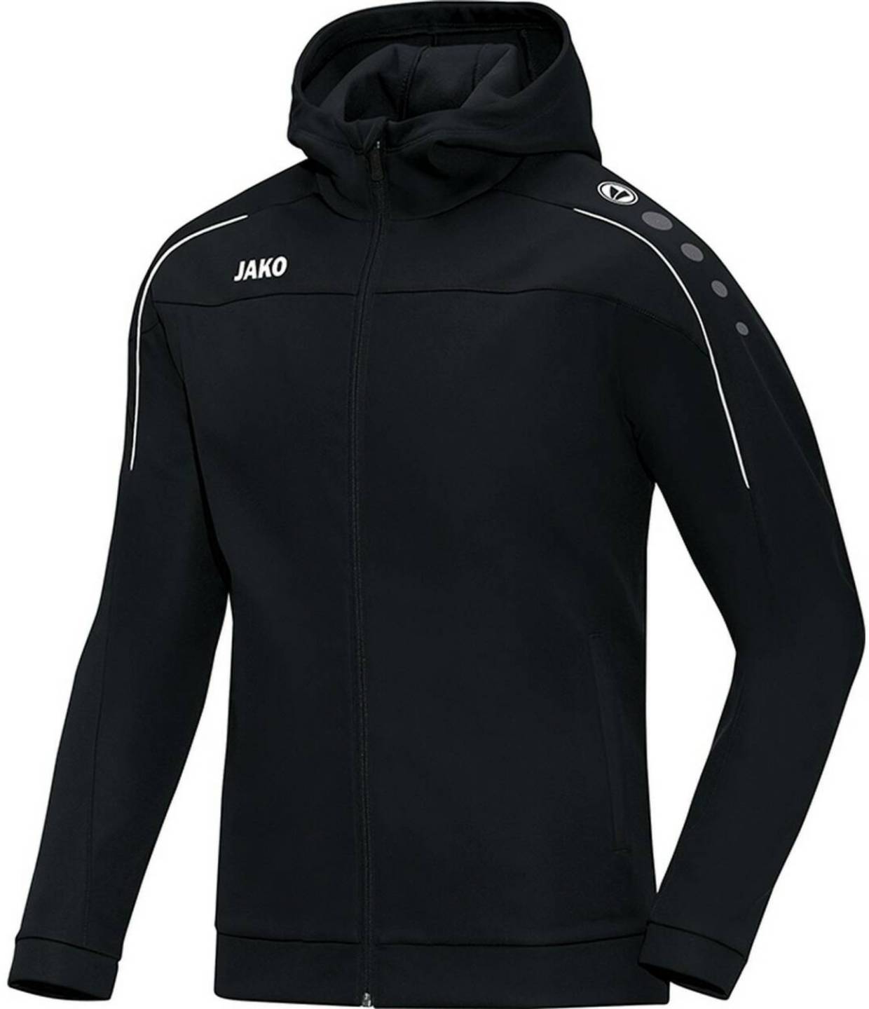 Ropa de deporte JAKO Womens Hooded Jacket Classicoblack