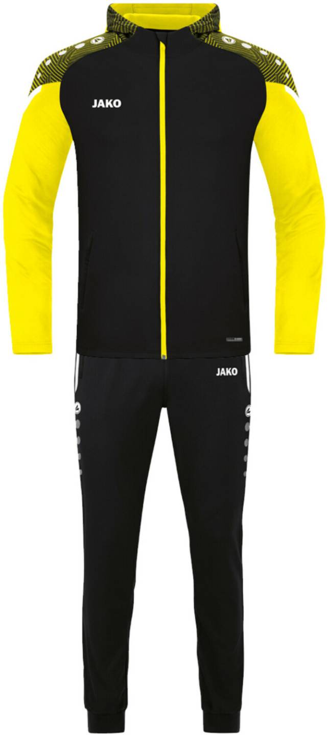 Ropa de deporte JAKO Mens Presentation Suit Performance (M9622)black/soft yellow