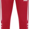 JAKO Women's Polyester Trousers Power (9223)red/white Ropa de deporte