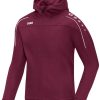 JAKO Youth Hooded Jacket Classicomaroon Ropa de deporte