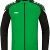 JAKO Mens Hooded Jacket Performance 68226822-221 soft green/black Ropa de deporte