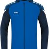 JAKO Kids Hooded Jacket Performance (6822)royal/seablue Ropa de deporte