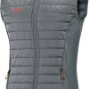 JAKO Quilted Vest Women (7005-40) grey Chaquetas y abrigos mujer